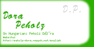 dora peholz business card